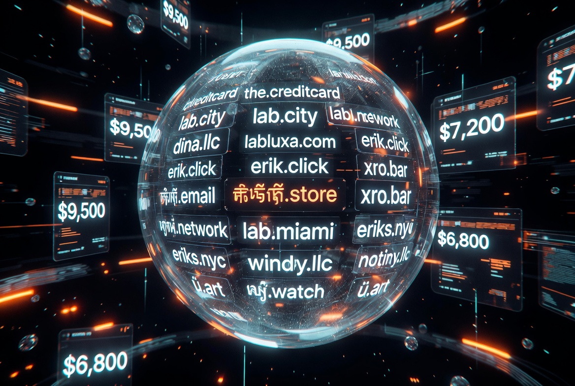 3D visualization of the labs.llc live tech intelligence feed